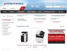 Tablet Screenshot of printerikeskus.ee